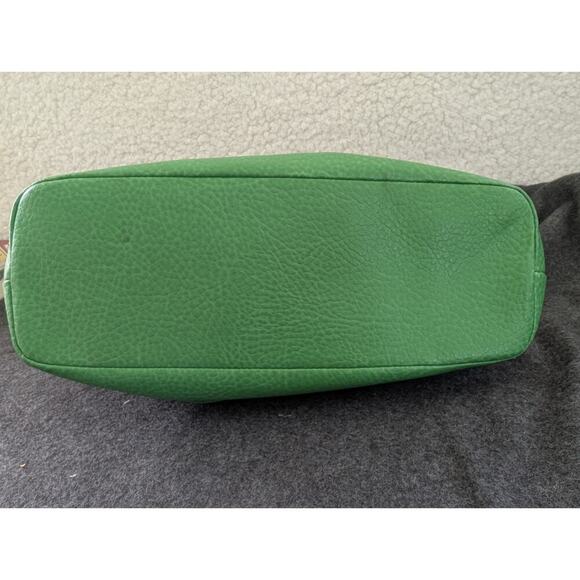 Tommy Hilfiger Green Denim Floral Women`s Handbag Used Y2K 90s - Picture 7 of 12